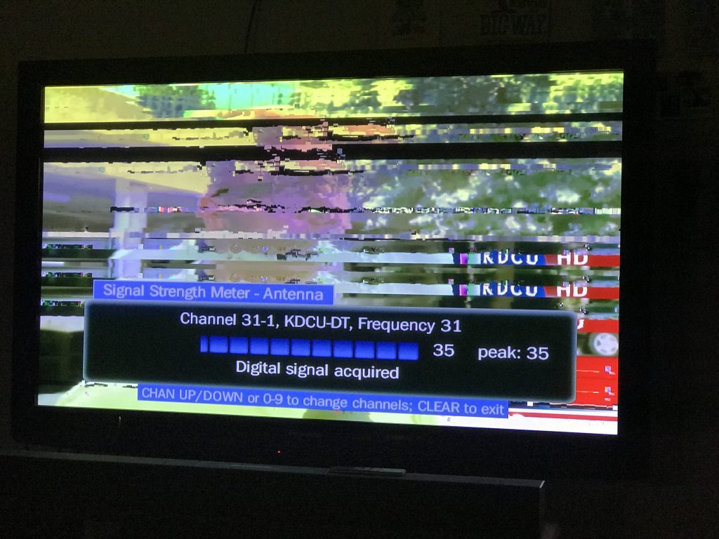 TV DXing with an indoor antenna K9SWX